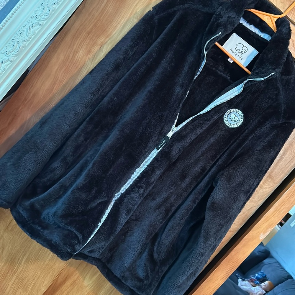 Ivory Ella fuzzy jacket!